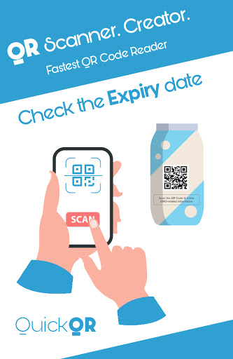 Android application QuickQR - QR Reader/Creator screenshort