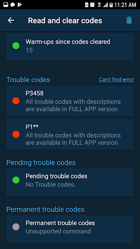 Obd Harry - ELM car scanner Screen 3