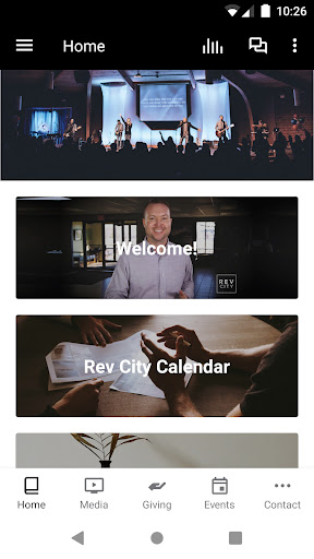 Android application Rev City Church screenshort