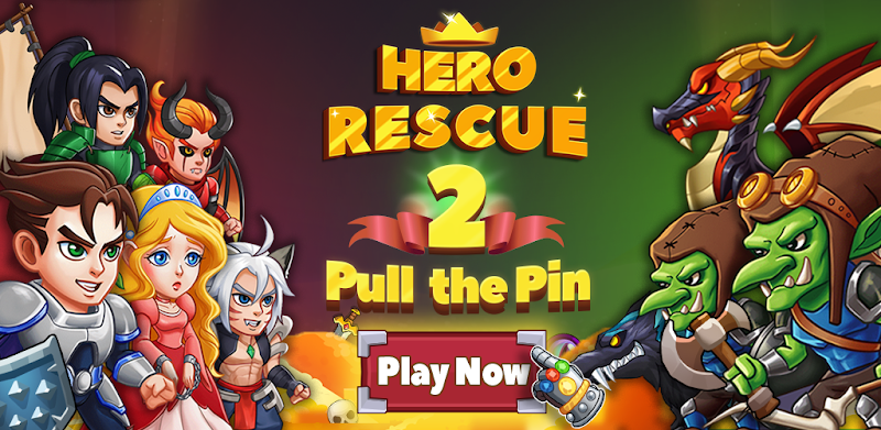 Hero Rescue 2 : How To Loot - Pull the pin puzzle