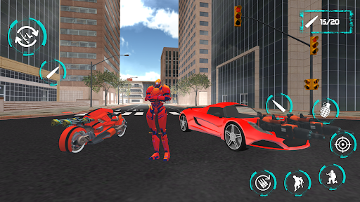 Multi Robot Car War Games Screen 2