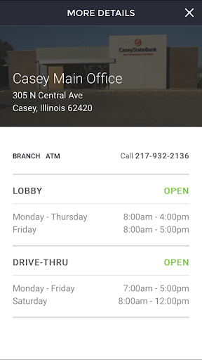 Casey State Bank NEW Screen 3