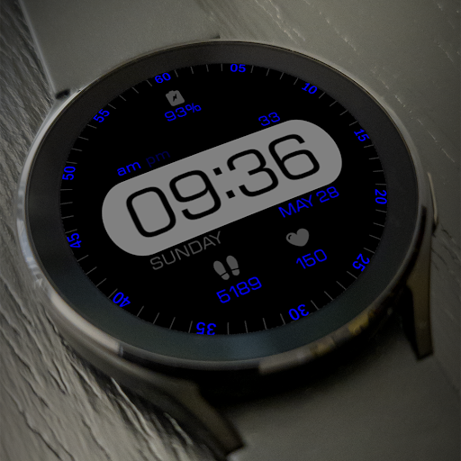 Key060 Digital Watch Face Screen 2