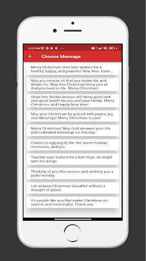 Christmas Cards Screen 3
