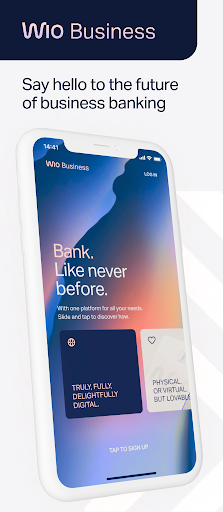 Android application Wio Business screenshort