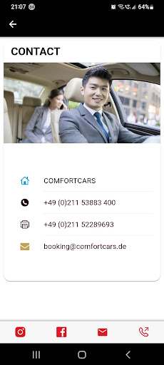 ComfortCars Screen 2