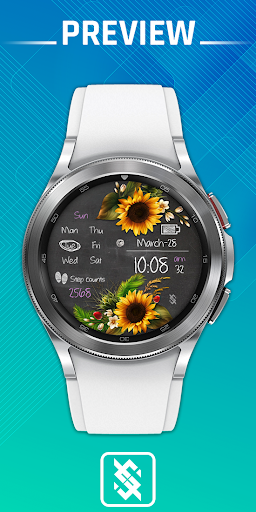 Android application BFF35-Blackboard Art Sunflower screenshort