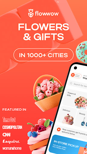 Android application Flowwow: flowers, gifts, cakes screenshort