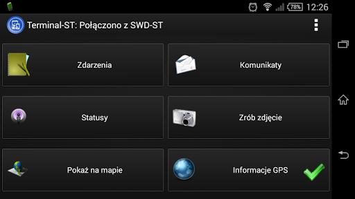 Android application Terminal-ST Car Launcher screenshort