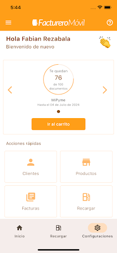 Facturero Móvil Screen 2