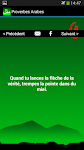 screenshot of Proverbes Arabes