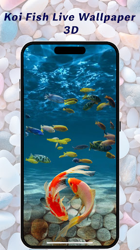 Android application Koi Fish Live Wallpapers HD 4K screenshort