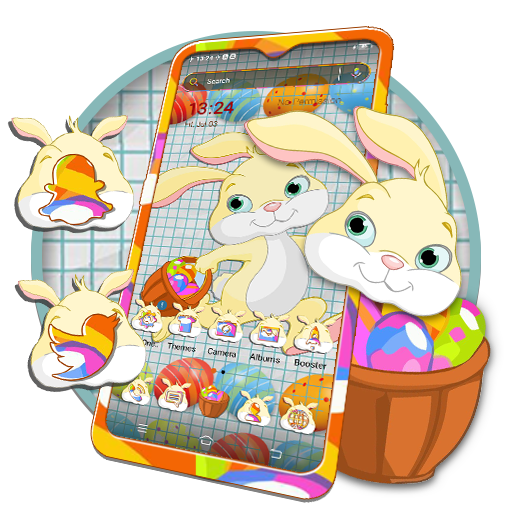 Paper Bunny Launcher Theme logo
