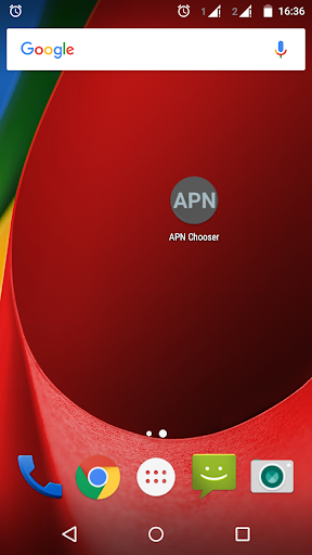Android application APN Chooser screenshort