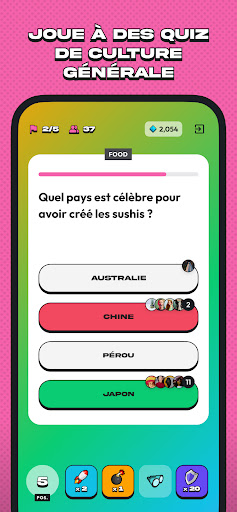 Aperçu de l'application