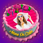 Cover Image of Download Name Photo On Birthday Cake - Birthday Photo Frame 2.4 APK