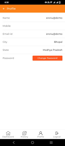 Android application Demo Delivery Boy screenshort