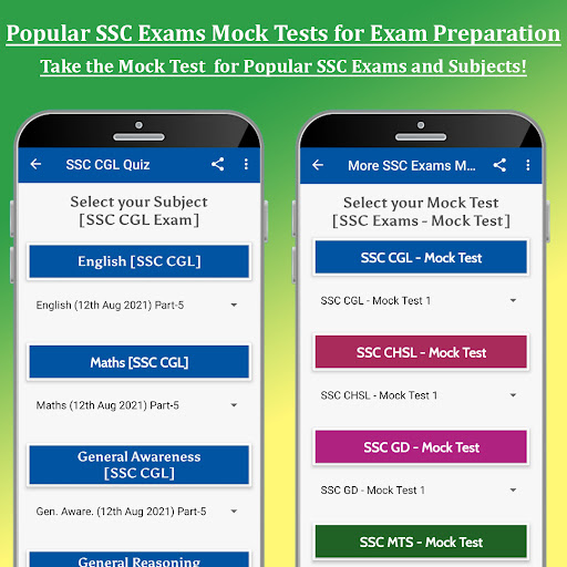 SSC CGL Exam Prep & Mock Tests Screen 2