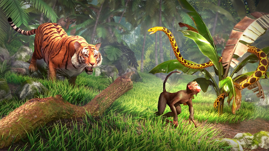 Игра с тигром -игра в джунглях