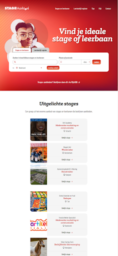 Android application Stagemarkt screenshort