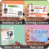 Aadhaar Card Pan Voter Driving icon