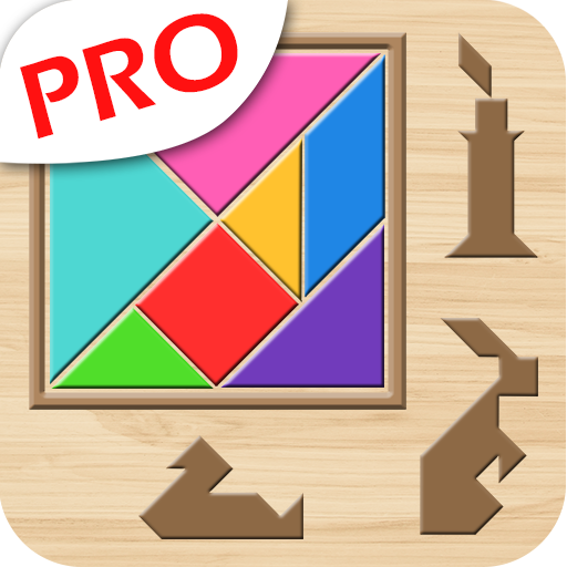 Tangram puzzle : polygram game logo