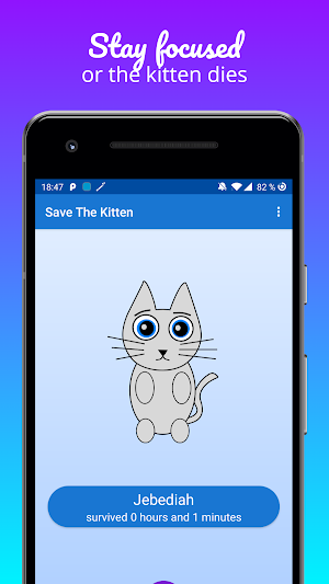 Save The Kitten: Focus Timer screenshot 0