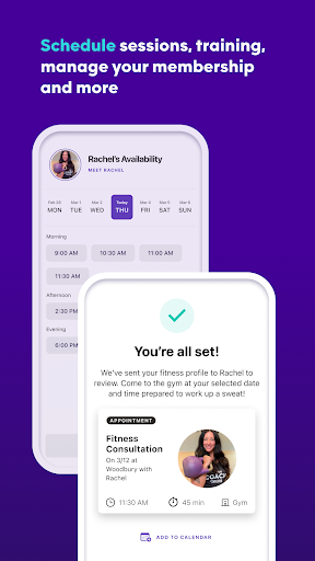 Screenshot of AF App