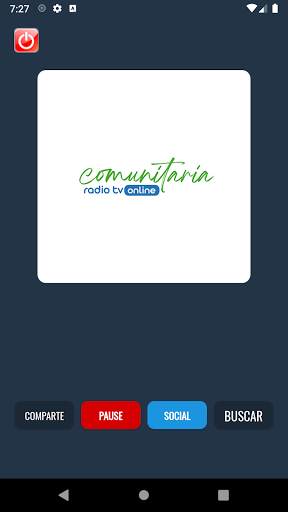 Android application Comunitaria Radio y Tv Online screenshort