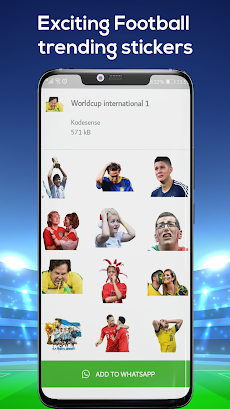 Football Stickers for WhatsAppのおすすめ画像5