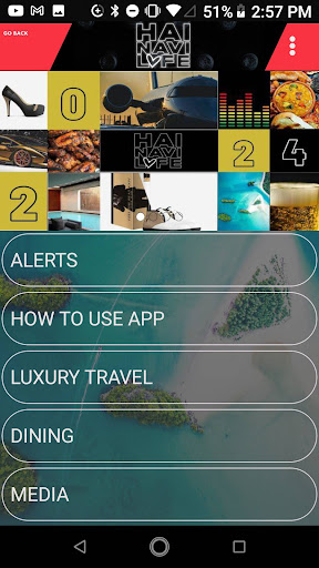 Android application Hai Navi Life screenshort