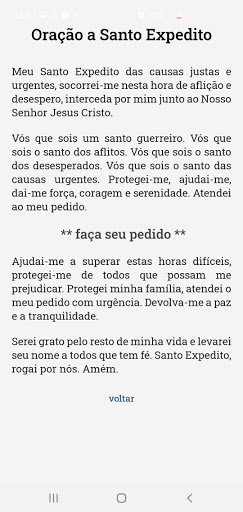 Santo Expedito - Santinho Screen 2