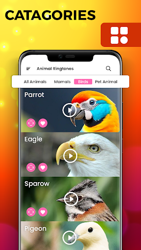Animals: Sounds - Ringtones Screen 2