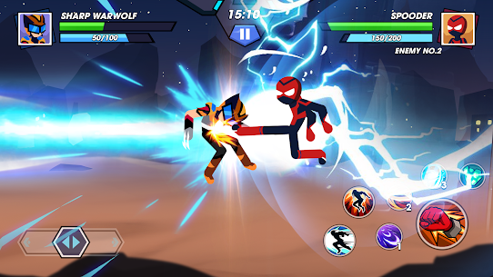 Stickman Fighter Infinity – Super Action Heroes Apk Download 2021** 3
