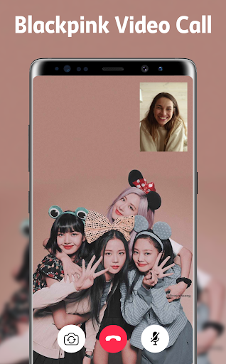 Android application Call Blackpink, Fake calls screenshort