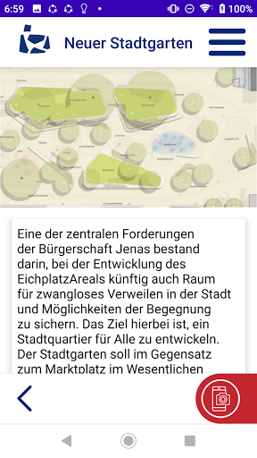 Eichplatz App Screen 3