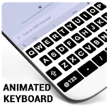 New Black Keyboard - Live Emoji, GIF, Sticker icon
