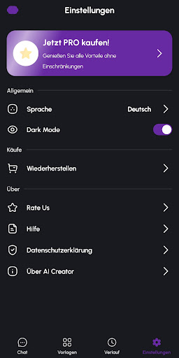AI Creator Screen 2