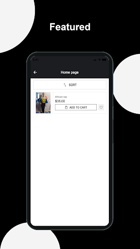 Android application MissDenise clothing screenshort