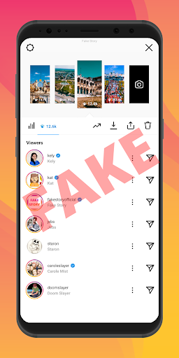 Android application Fake Story Prank screenshort
