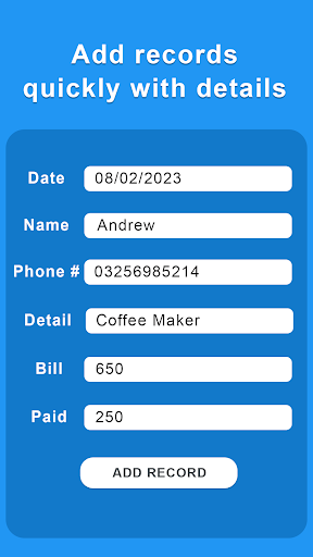 Small Business Accounting App Screen 2