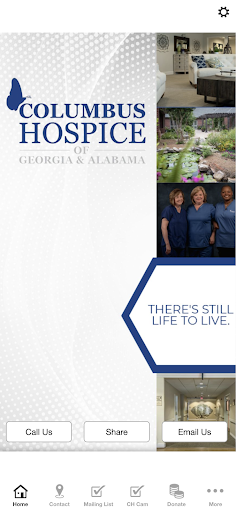 Android application Columbus Hospice screenshort