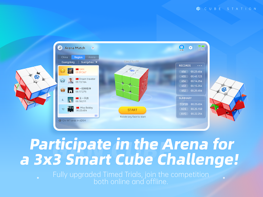 Android application CubeStation screenshort