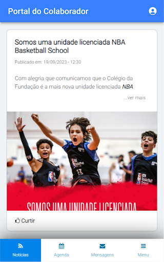 Portal do Colaborador FJAU Screen 2