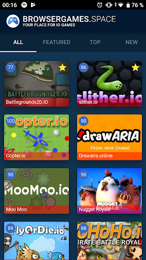 Android application IO Games (Browsergames.Space) screenshort