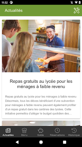Android application Restopolis screenshort