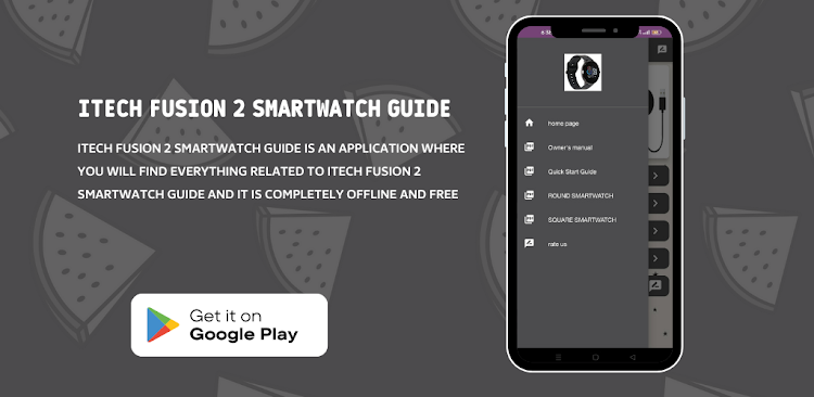 iTech Fusion2 Smartwatch Guide - 1 - (Android)