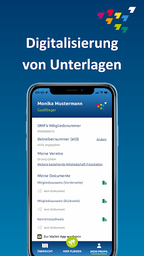 Android application flyDMFV screenshort