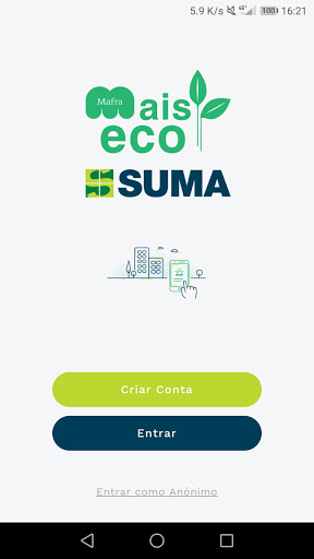 Android application MAFRA MAIS ECO screenshort