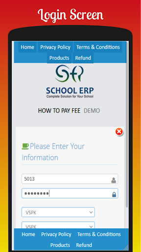 Android application Vspk International School screenshort
